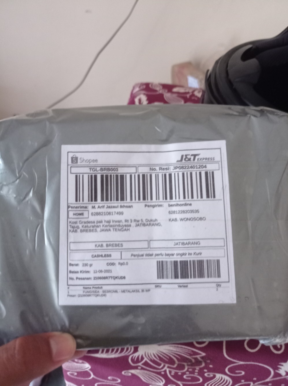 Fungisida - Besromil - Metalaksil 35 Wp