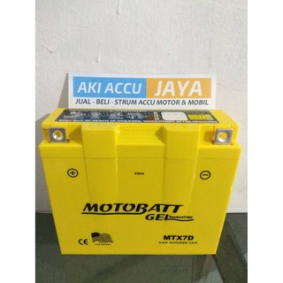 Jual Aki Motobatt Gel MTX7D GM7B-4B Motor Honda Tiger Revo/Tiger 2000