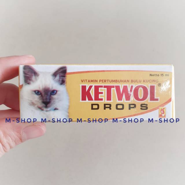 KETWOL DROP VITAMIN PERTUMBUHAN BULU KUCING