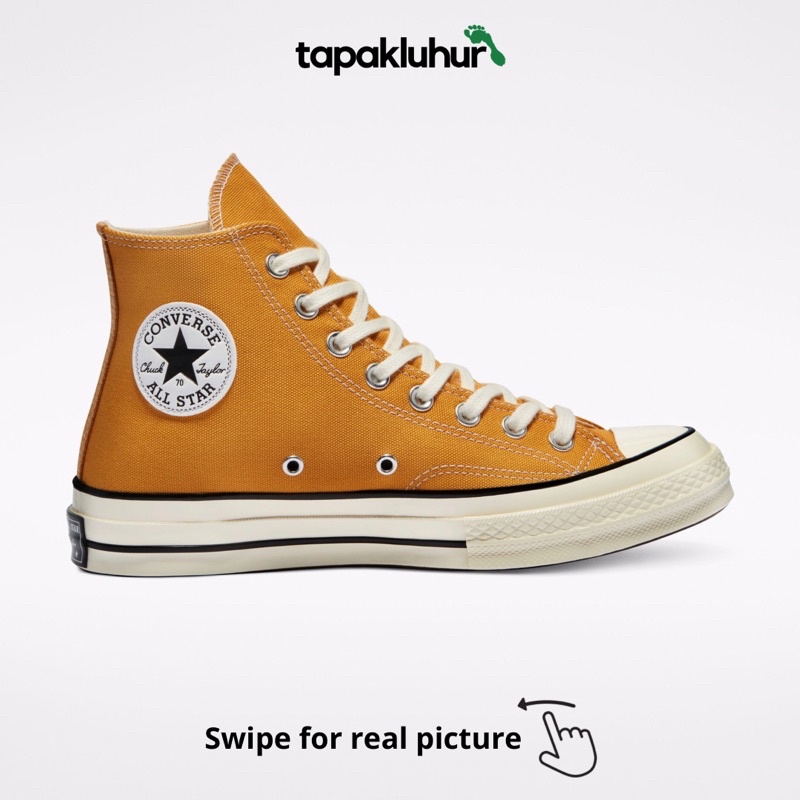 CONVERSE CHUCK TAYLOR 70 / 70S HI / HIGH SUNFLOWER EGRET || RESMI PT MAP