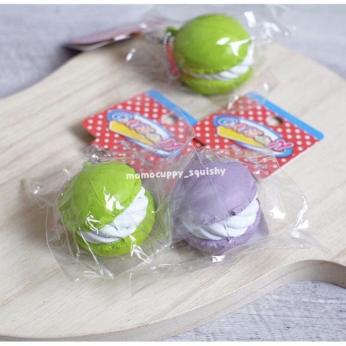 RARE SQUISHY LICENSED mini macaron old repro by cafe de N ( makaron )