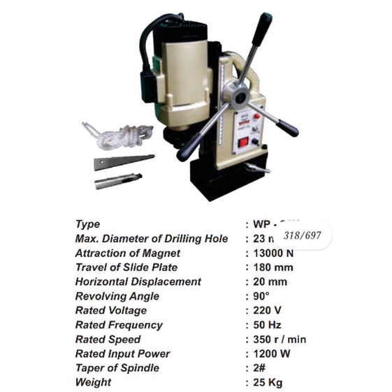 Bor magnet wipro WP25N