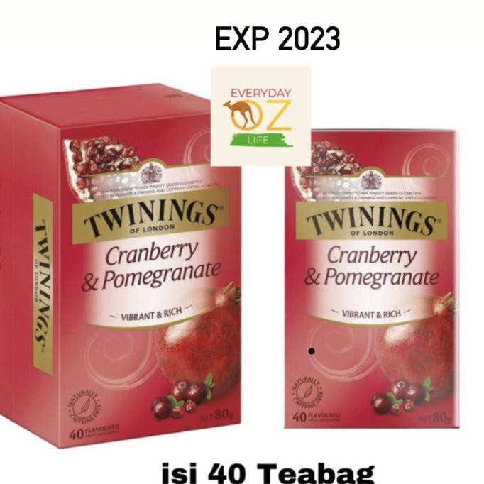 

Jual Twinings Cranberry & Pomegranate Fruit Infusions 40 Pack Teh