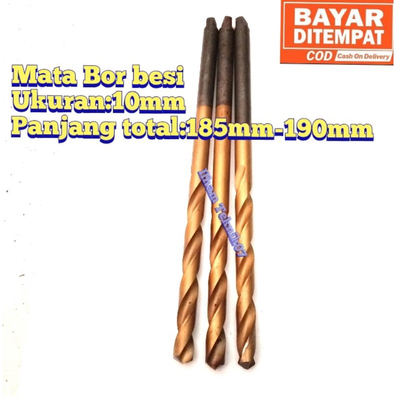 bor besi stap drill long mata bor 10mm long drill 10mm Long mata bor besi