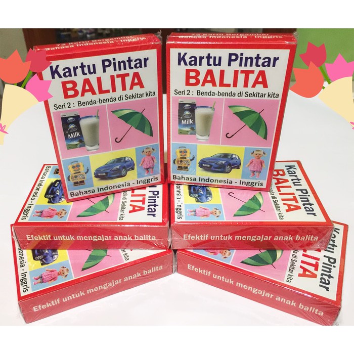 Flashcard KARTU PINTAR BALITA Seri 2 (BENDA DI SEKITAR KITA) Mainan Edukasi Yang Membantu Anak