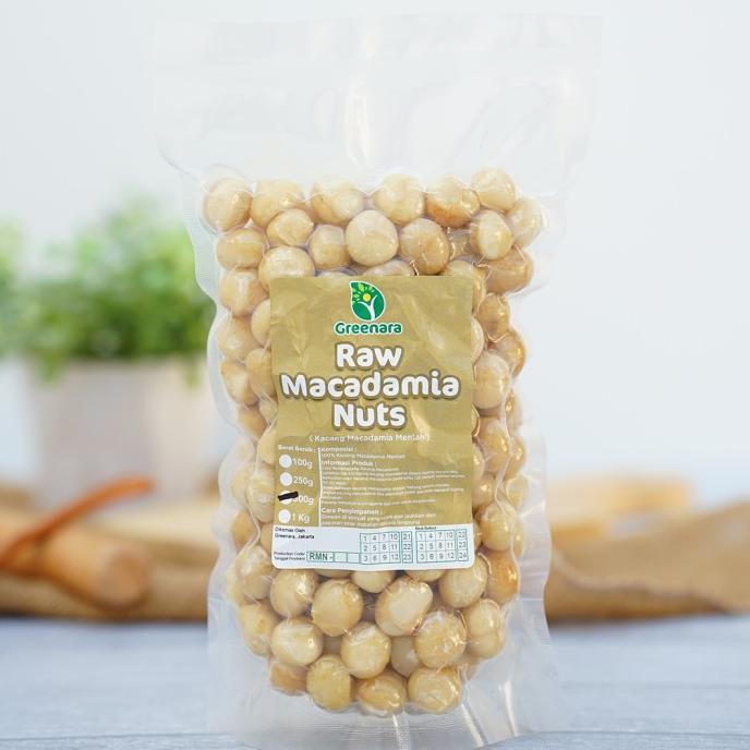 

Raw Macadamia Nuts / Kacang Macadamia 500gr