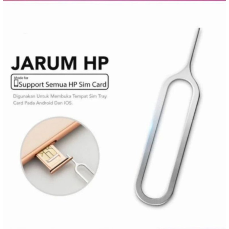 Jarum Sim Card Pin Ejector Tusukan Kartu Hp Jarum Pembuka Memory Card