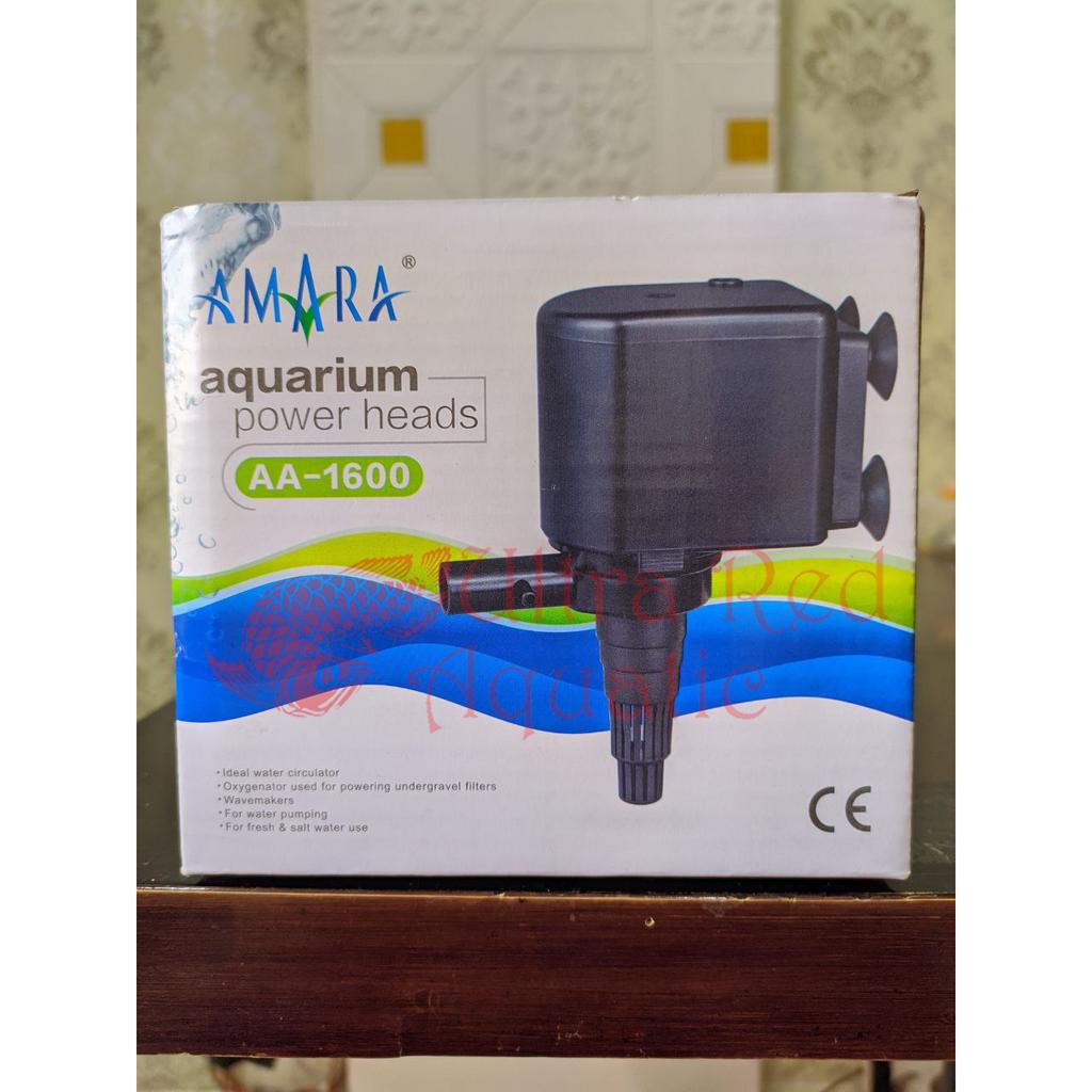 Pompa Air Celup Aquarium Power Head Amara AA-1600 AA1600 AA 1600 Mesin Akuarium Murah