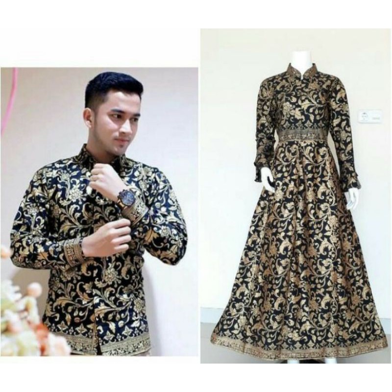 batik seragam suami istri moderen