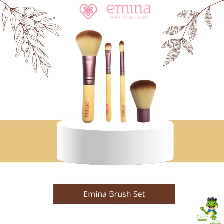 ❣️Rakkistore99❣️ Emina Brush Set / Kuas Makeup Set (100% Original)