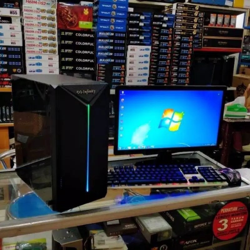 Pc Gaming core i7 - Ram 16Gb - Vga 4Gb DDR5 - monitor 19inc