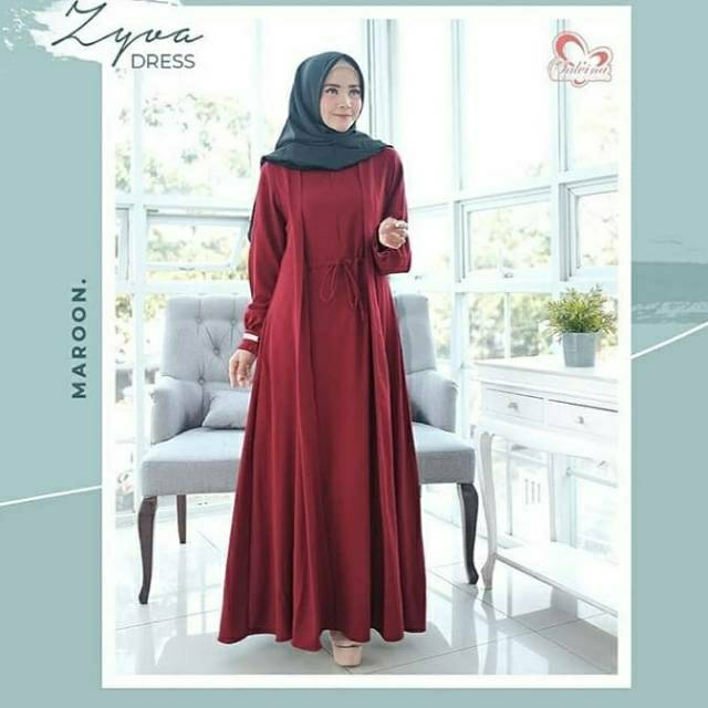 Zyva dress // gamis muslim terkini