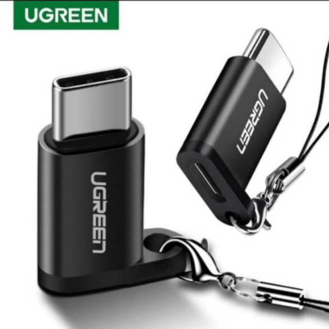 Ugreen Adapter Converter Micro Usb Female to Type C Male Original