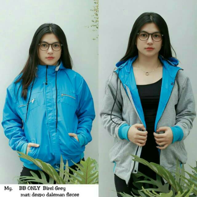 Jaket bolak balik wanita/jaket despo bolak balik BEST SELLER