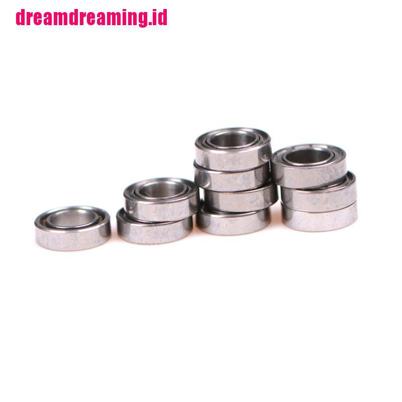 10pcs MR74z 4x7 X 2mm Miniatur Bola Bearing Untuk Fidget Hand Spinner