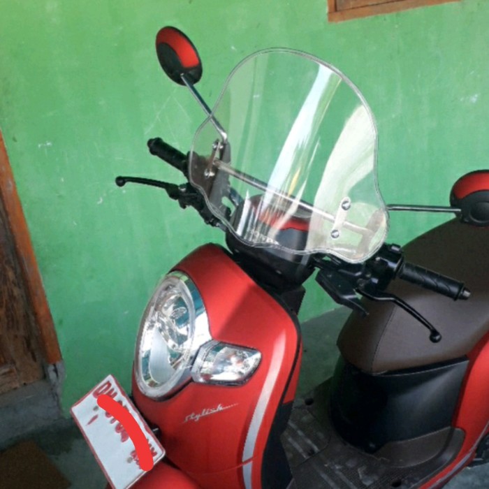 Tameng Angin - Winshield Scoopy - Mio Lama / Windshield Visor Scoopy