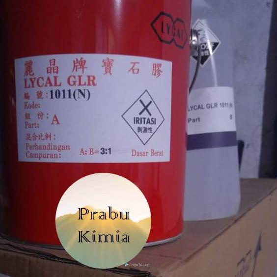 

Update! Resin Lycal 1011 Keras Bening paket 1kg ~