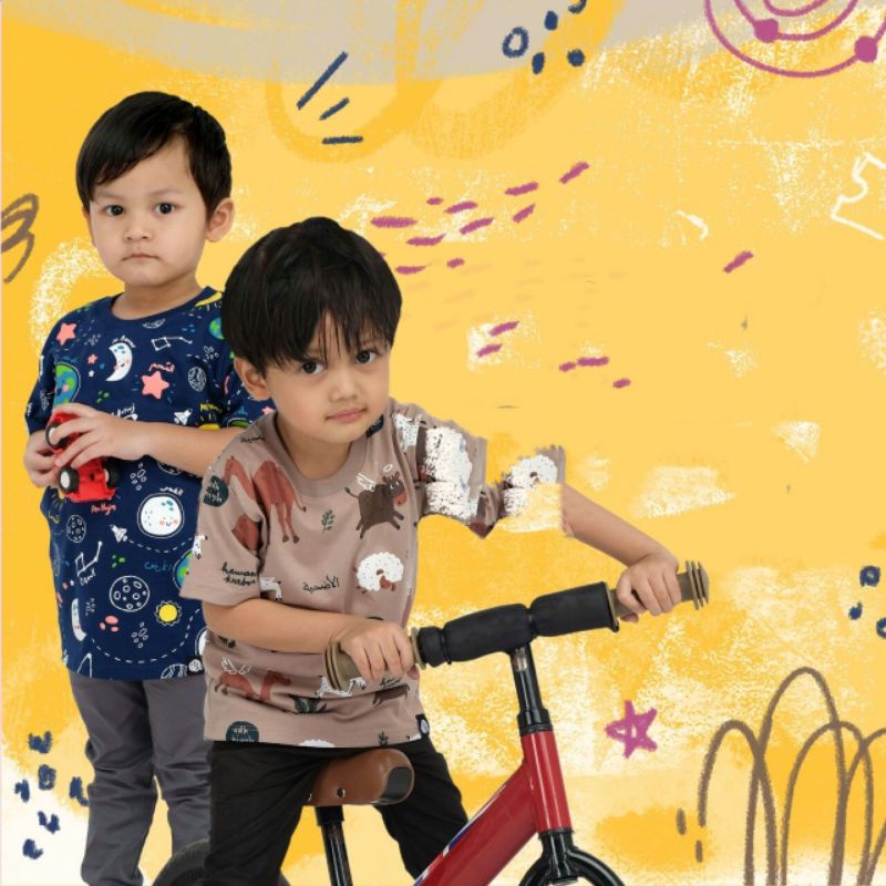 Kaos Anak Laki laki Muslim karakter Islami ORI By Alba kids