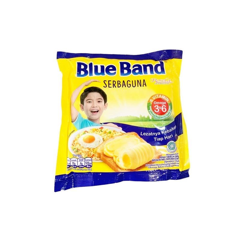 Blue Band Margarine Sachet 200 gram Mentega Blue Band