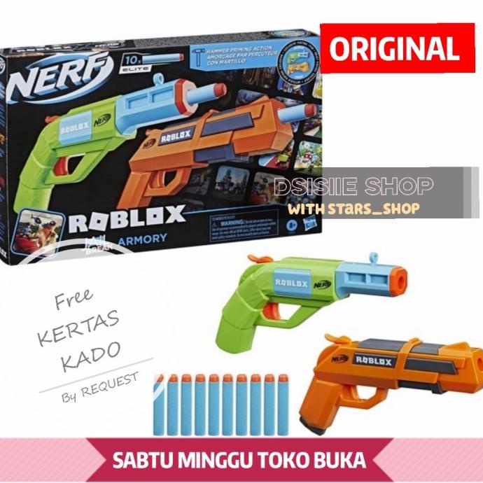 Nerf Roblox Jailbreak Armory Dual Blaster Original - Mainan Tembakan