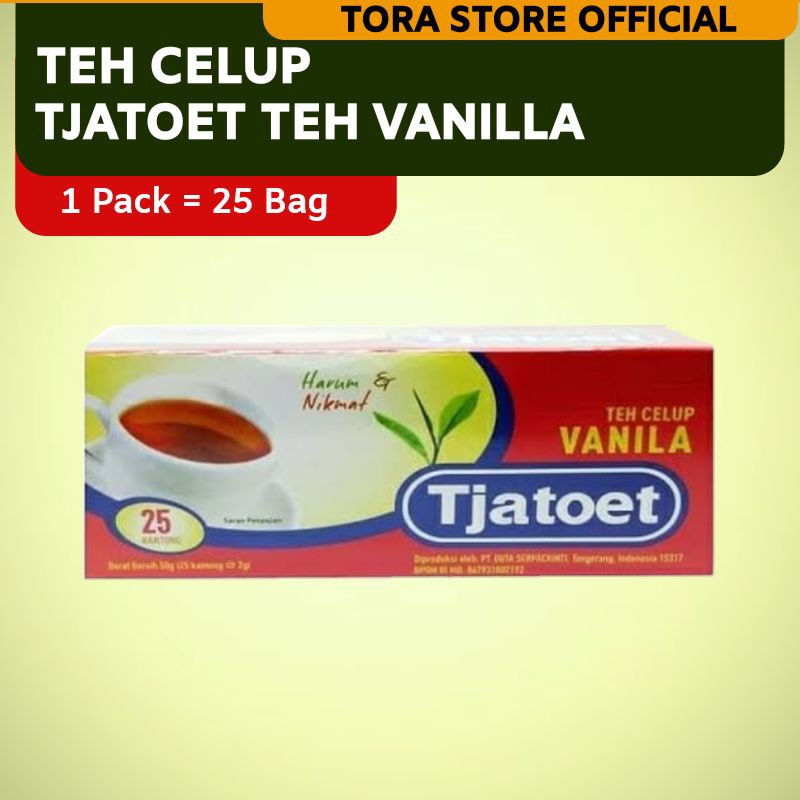 

Tjatoet Teh Celup Vanilla 50gr 25 kantong