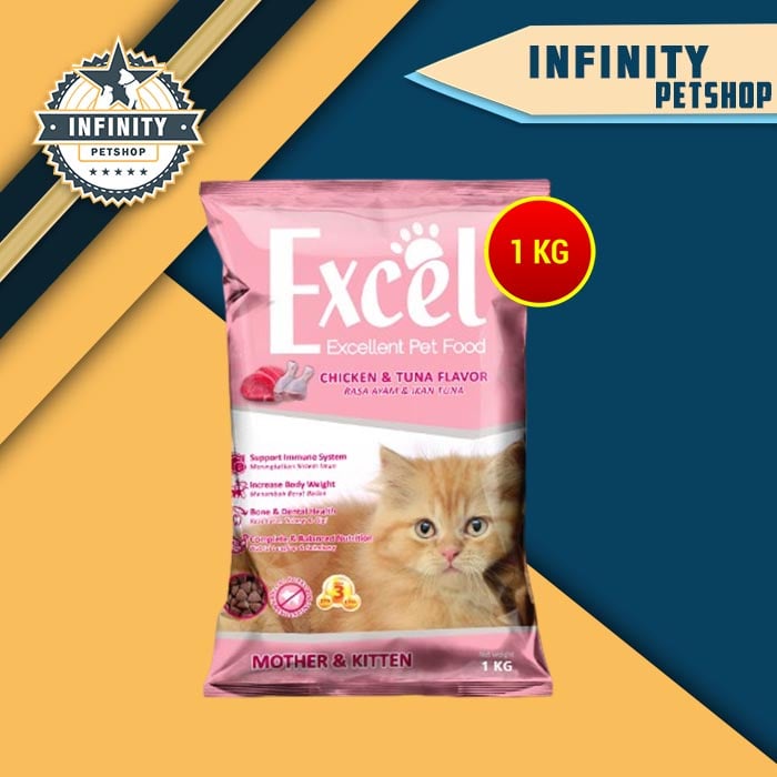Makanan Kucing Cat Food  Excel 1 KG