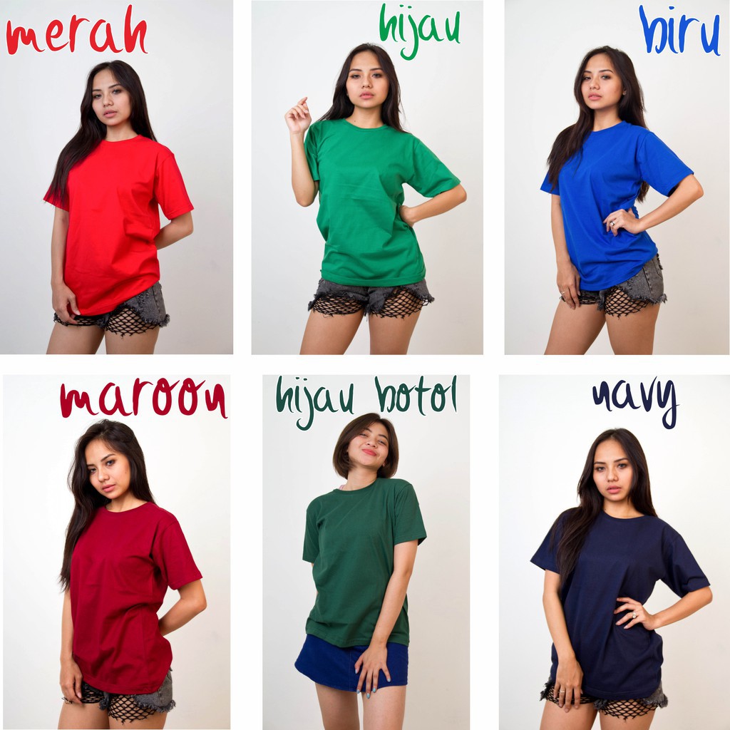 PROMO kaos polos kaos katun kaos polos katun kaos katun polos Kaos Murah