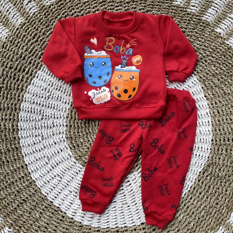 PROMO 7.7 Setelan Baju Bayi Setelan Joger Bayi Baju Bayi Celana Bayi DNW BABY