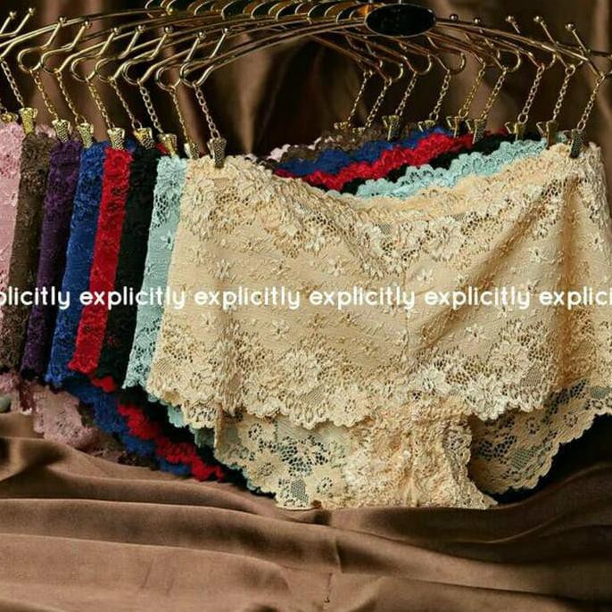 Celana Dalam Wanita Model Boxer Sexy Lace (Boxshort) Baguuss!