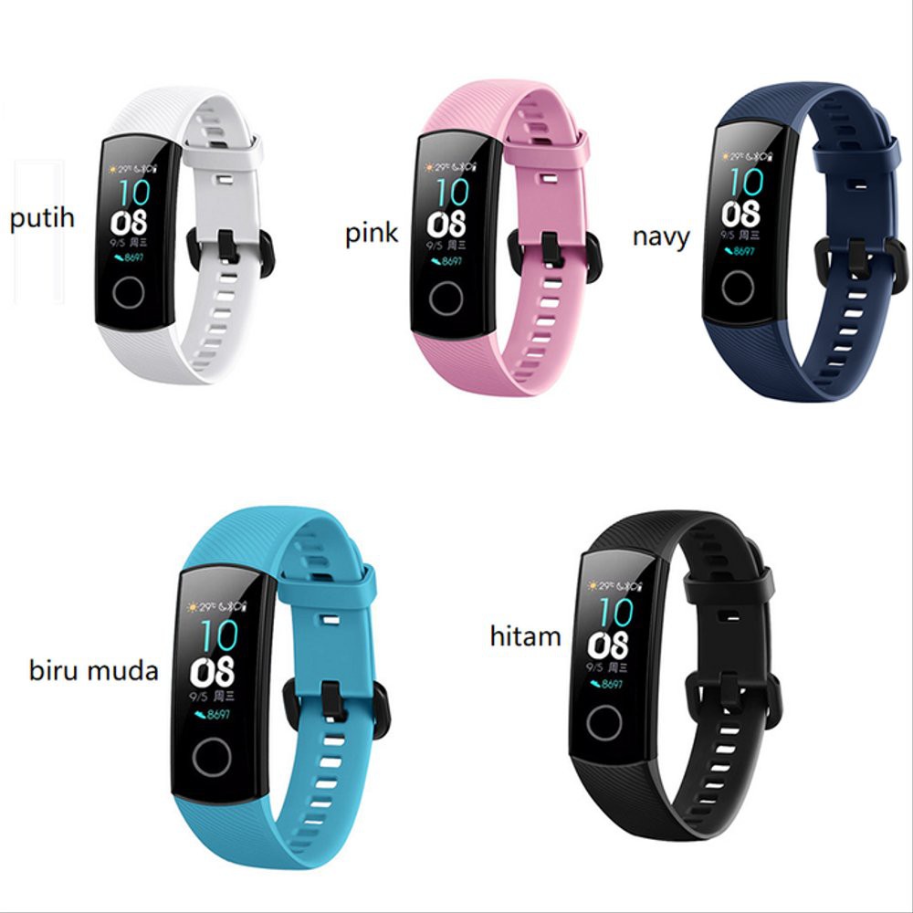 Strap Silicone Huawei Honor Band 5 Smartwatch Smartband Terlaris