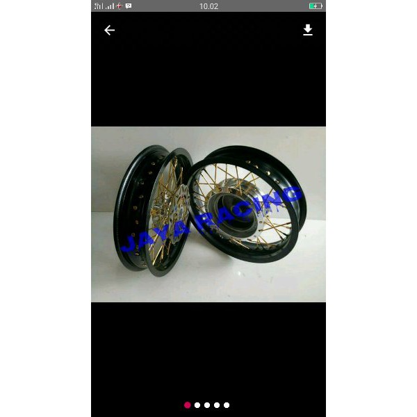 TOPPP velg paketan komplit buat vario beat scoopy velg champ tapak lebar 215x250 ring 14 bonus