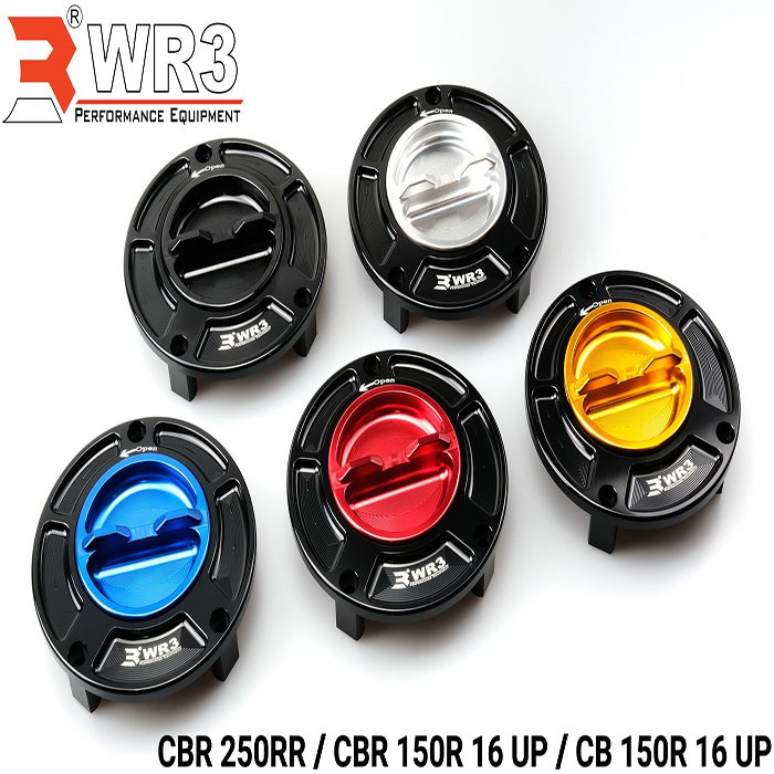 Tutup Tangki / Fuel Cap WR3 CBR 250RR / CBR 150R 2016 Up / CB 150R 2016 Up