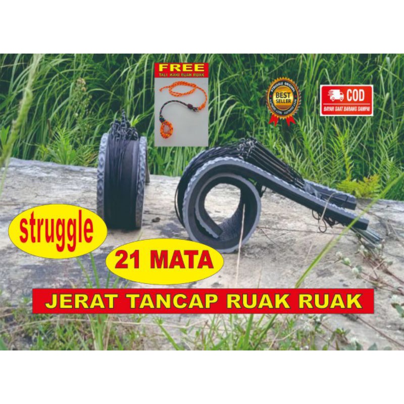 (STRUGGLE)JERAT RACIK TANCAP (21 tiang) RUAK RUAK KOREO WAK WAK, BELIBIS, MANDAR, TIKUSAN, BURUNG RAWA DLL