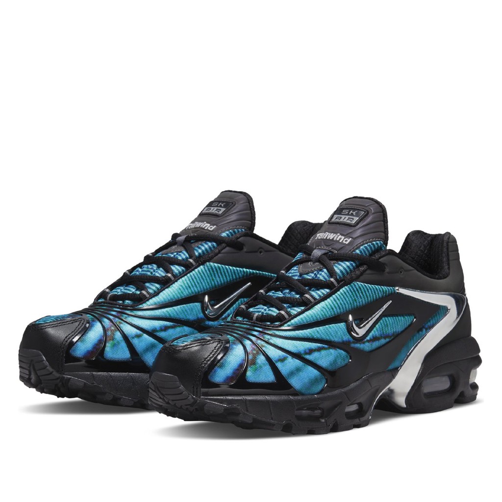 NIKE AIR MAX TAILWIND V SKEPTA BLACK CHROME ORIGINAL