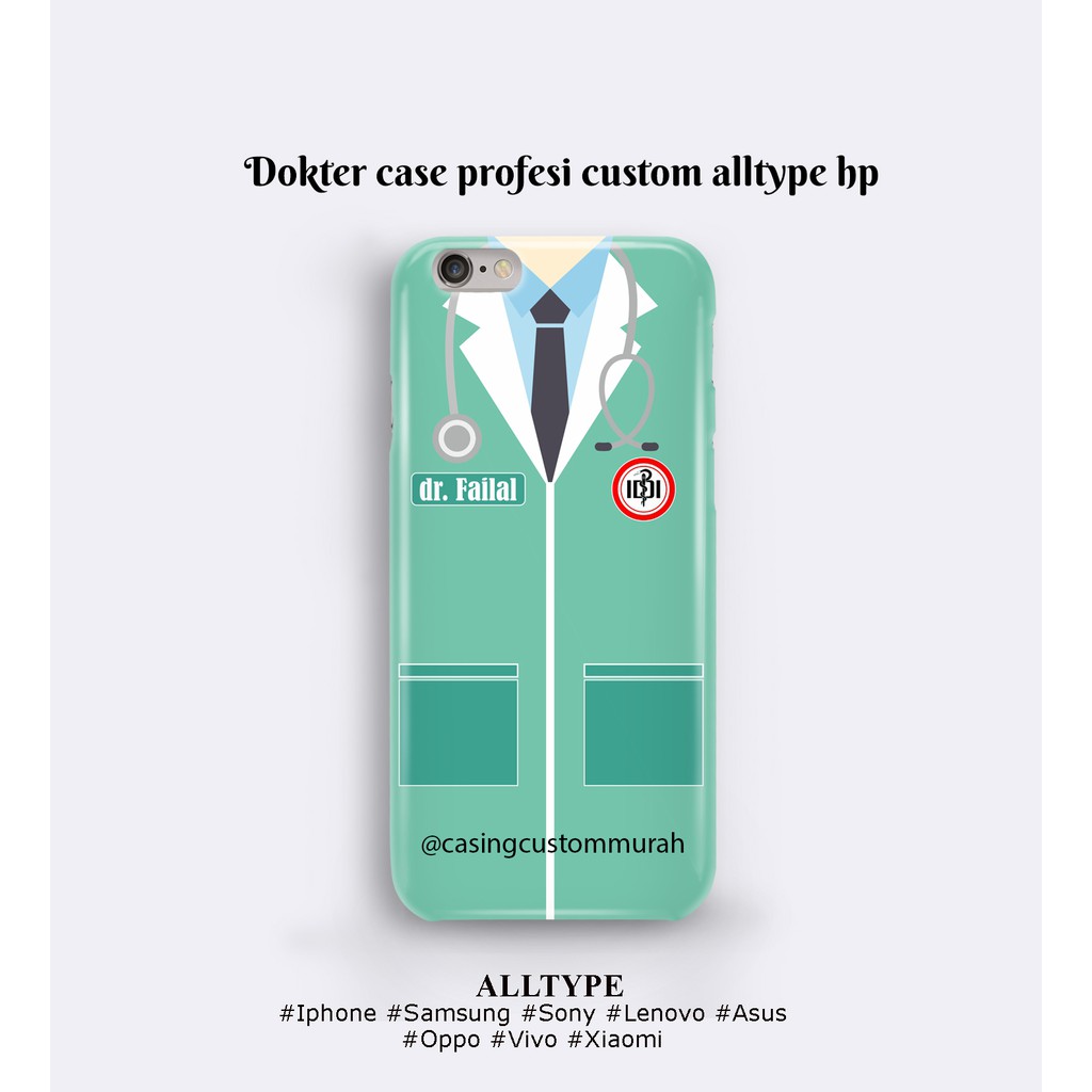 Case Profesi Dokter Perawat Pengacara Suster Bisa Custom Gambar
