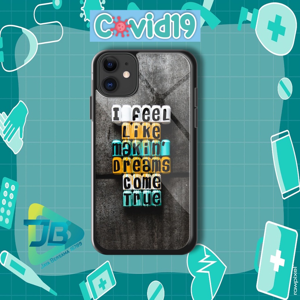 HARDCASE 2D GLOSSY COVID 19 OPPO VIVO XIAOMI SAMSUNG REALME IPHONE ALL TYPE JB4842