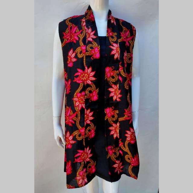 Vest Batik Rompi Outer Wanita Murah