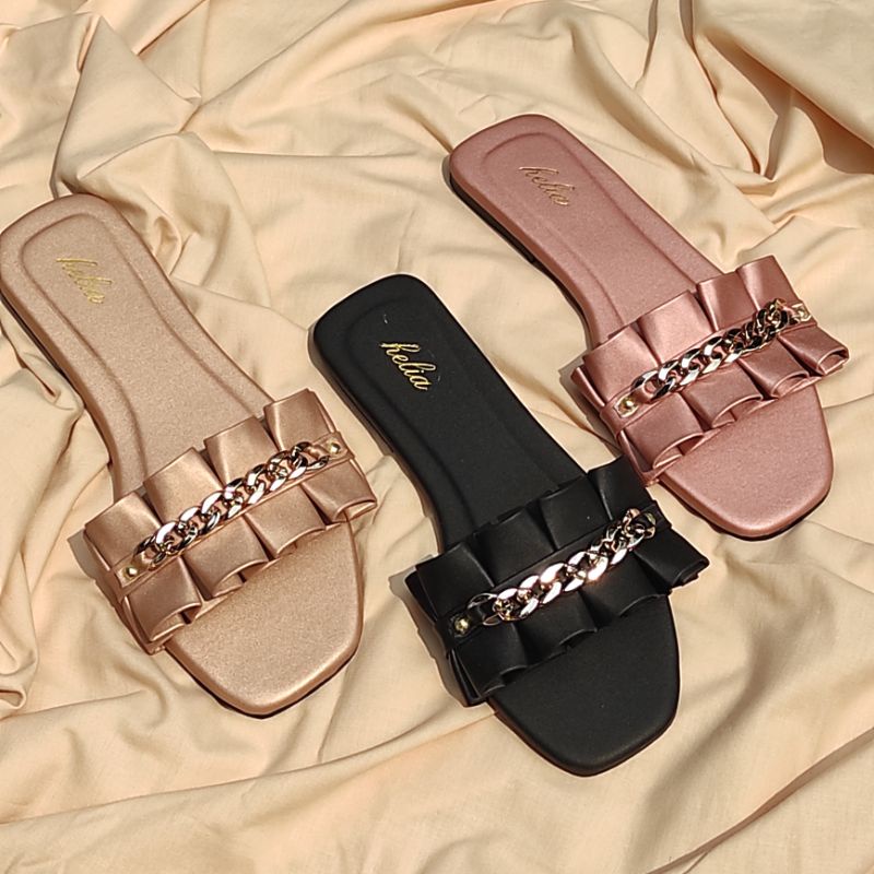 HELIA - SANDAL TEPLEK BIANCA