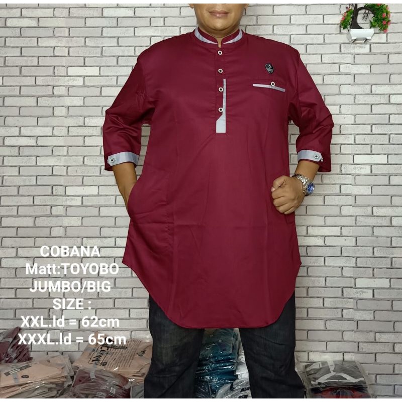 Pensi Store - Koko Kurta Cobana Big Size Jumbo XXL XXXL / Koko Kurta Premium Big Size