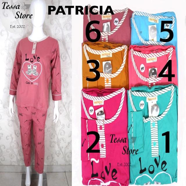 Baju Tidur Piyama Tessa Patricia Pp Shopee Indonesia