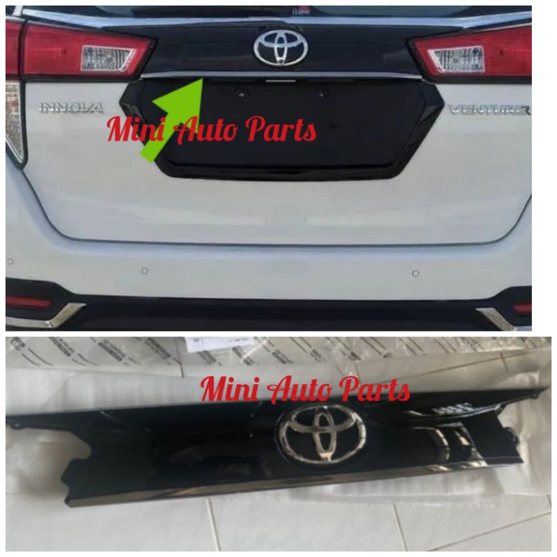 Trunk lid TRUNKLID Bagasi BELAKANG Innova REBORN Venturer FACELIFT Hitam GLOSSY 2021-2022 Original