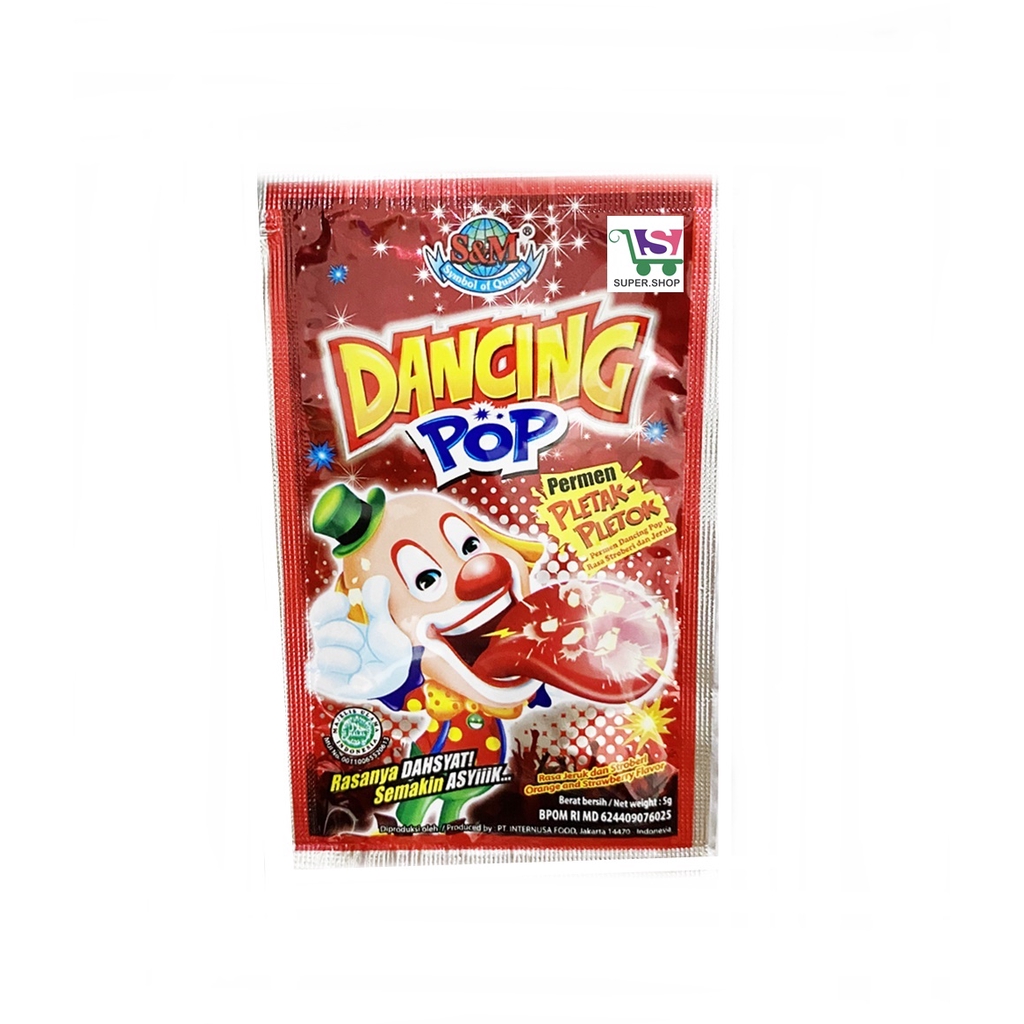 Dancing Pop Permen Pletak Pletok 5 Gram ECERAN