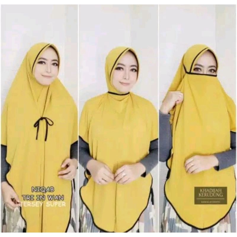 hijab wanita / hijab 3 in 1/ hijab Jersey/ hijab instan