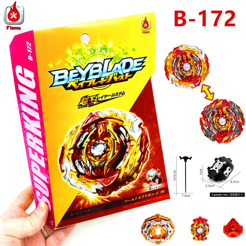 Beyblade Superking Burst Sparking Launcher B172Dunia 2B Setangkaigan Menyatu