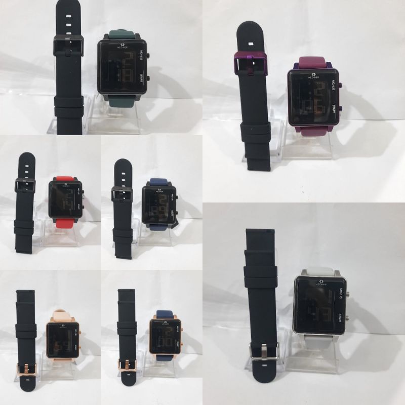 JAM TANGAN PRIA/WANITA HEGNER 1682/ HEGNER HW 1682L RUBBER ORIGINAL