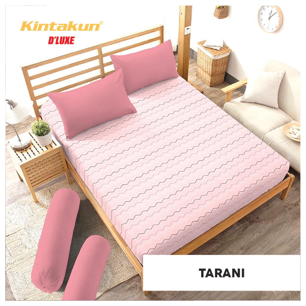 Sprei Kintakun Dluxe Queen - Sprei Queen ukuran 160x200 tinggi 20 cm Motif TARANI -  Sprei Cantik Mu