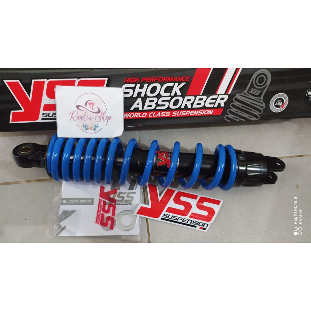 SHOCK NEW PRO ZR 330MM VARIO 125 - VARIO 150 - NEW SCOOPY FI BIRU ORIGINAL YSS BLUE SERIES