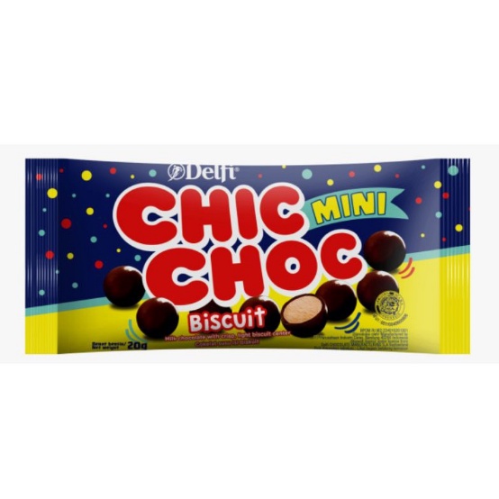 

DELFI CHIC CHOC MINI COKLAT BISKUIT 20 GRAM SNACK COKELAT MAKANAN RINGAN CEMILAN ANAK BISCUIT KUE WAFER GR 20gr KILOAN MURAH TOPLES ID 20g g