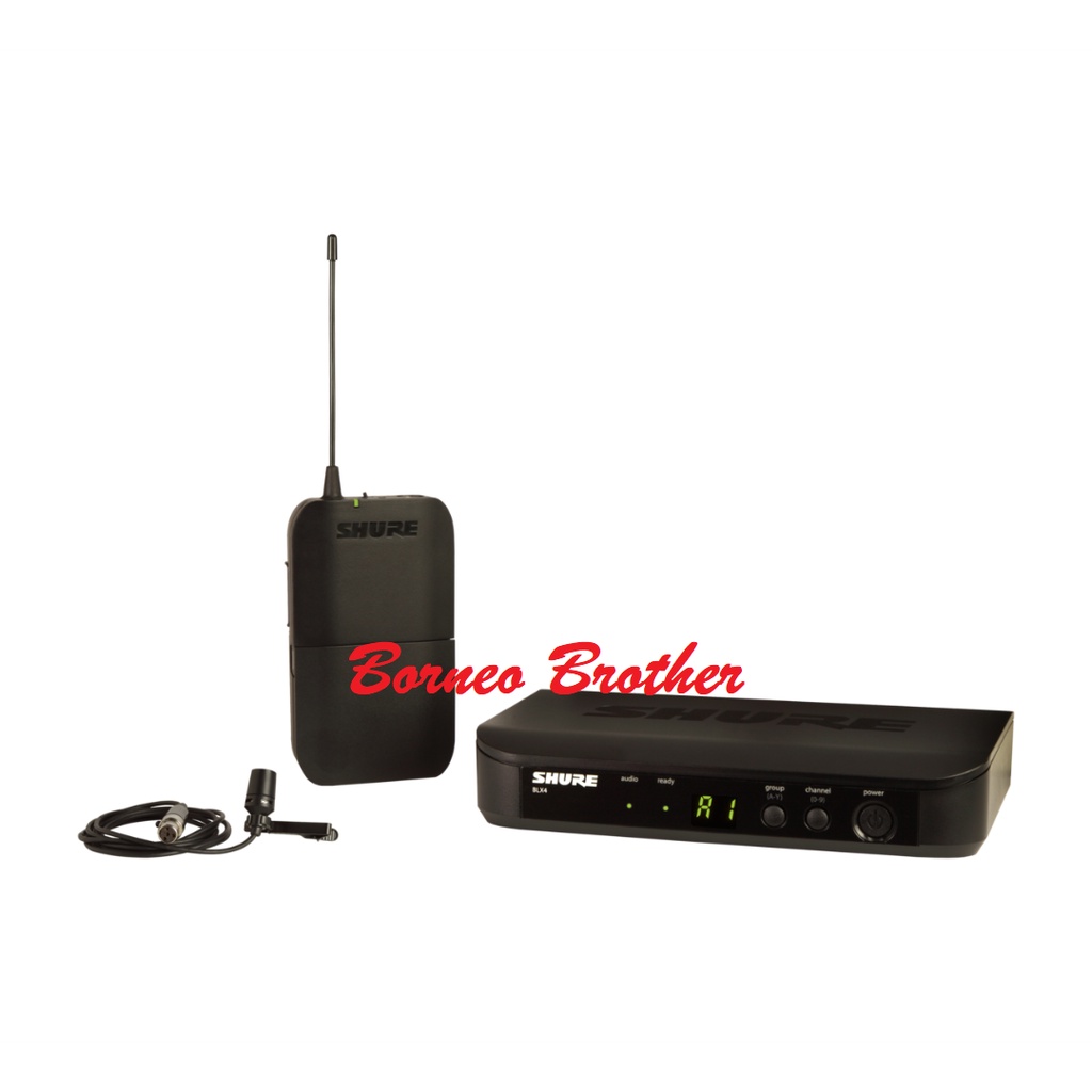 Mic Wireless Shure BLX14/CVL BLX 14 / CVL Original Mic Clip On Wireles