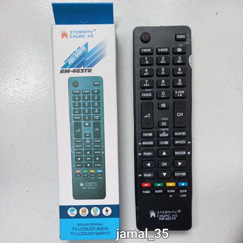 REMOTE REMOT TV LCD LED TV AQUA/SANYO